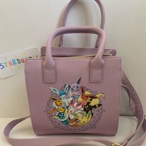 Loungefly Pokemon Eevee Evolutions Satchel Bag Lavender/Purple (18618677)